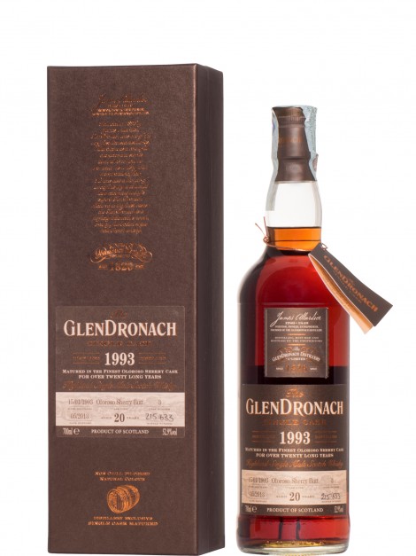 Glendronach 1993 20 Year Old Single Cask Batch 8