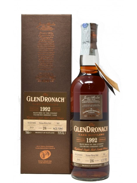 Glendronach 26 Y.O. 1992 Single Cask 847