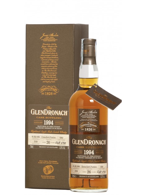 Glendronach 1994 No. 4363 Batch 18 Oloroso Puncheon