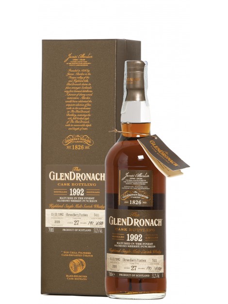 Glendronach 1992 No. 7411 Batch 18 Oloroso Puncheon