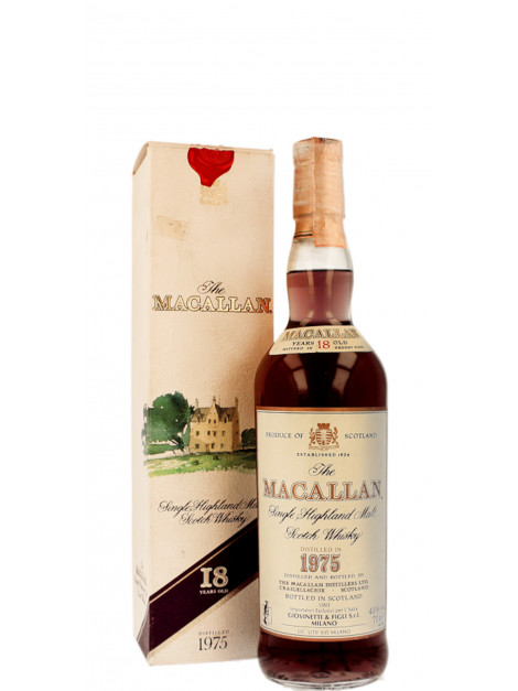 The Macallan 1975 18 Years Old Giovinetti Import Bottled 1993