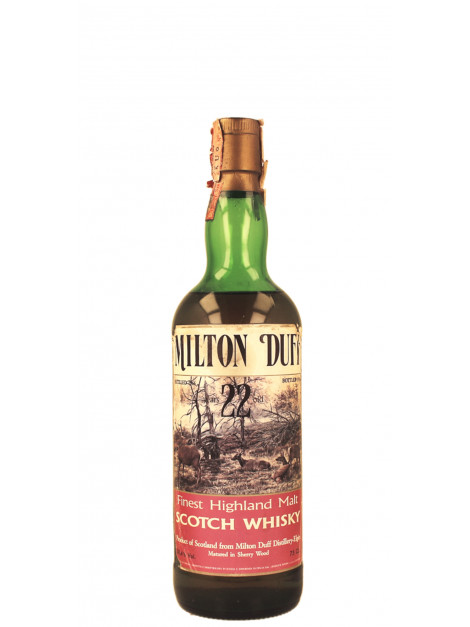 Milton Duff 1966 22 Years Old Sestante Import Bottled 1988