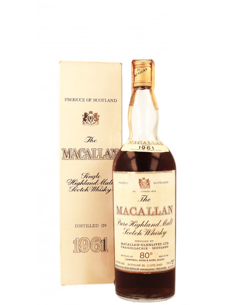 The Macallan 1961 80 Proof Rinaldi Import