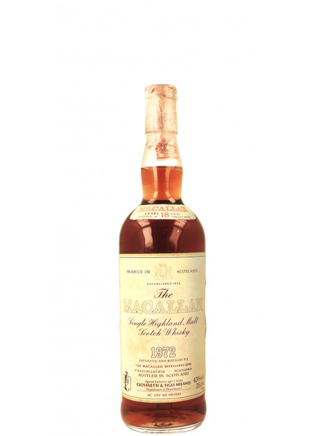 The Macallan 1972 18 Years Old Sherry Wood