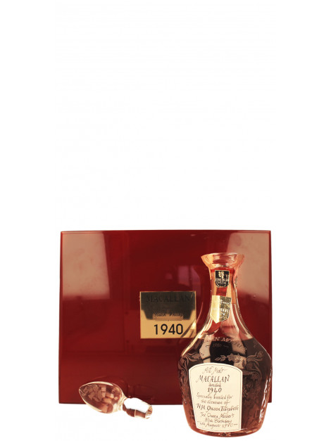 The Macallan 1940 The Queen's Mother 80th Birthday Bottled 1980