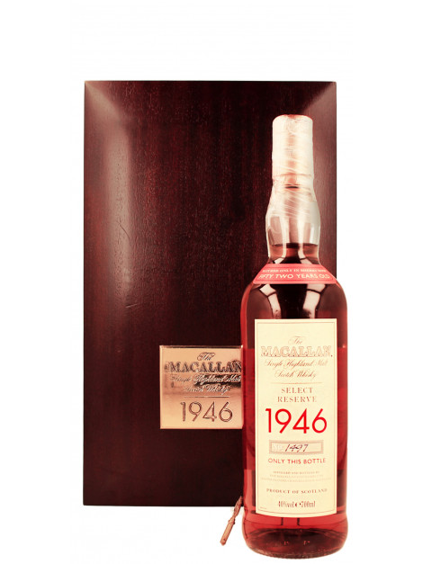 The Macallan 1946 56 Years Old Single Cask 46/3M Bottled 2002