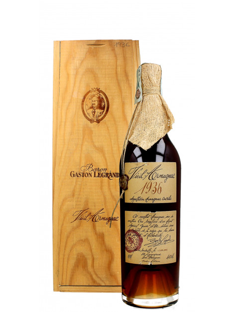 Baron G Legrand Armagnac 1936 Bottled 2005