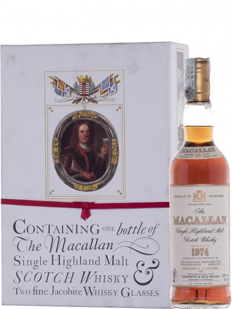 The Macallan 1974 18 Year Old + 2 Jacobean