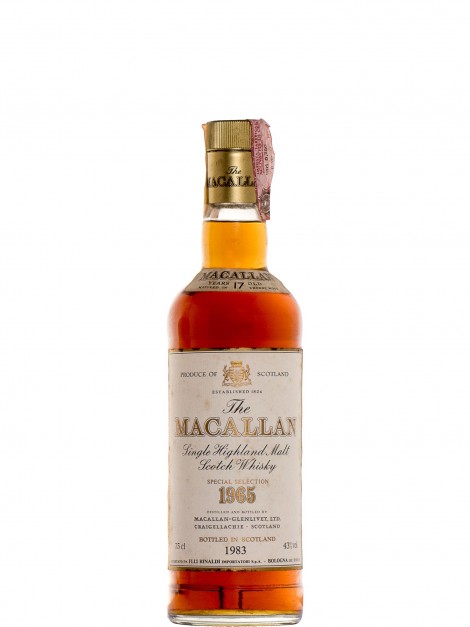 The Macallan 1965 17 Y.O. Sherry Wood - Bottled 1983
